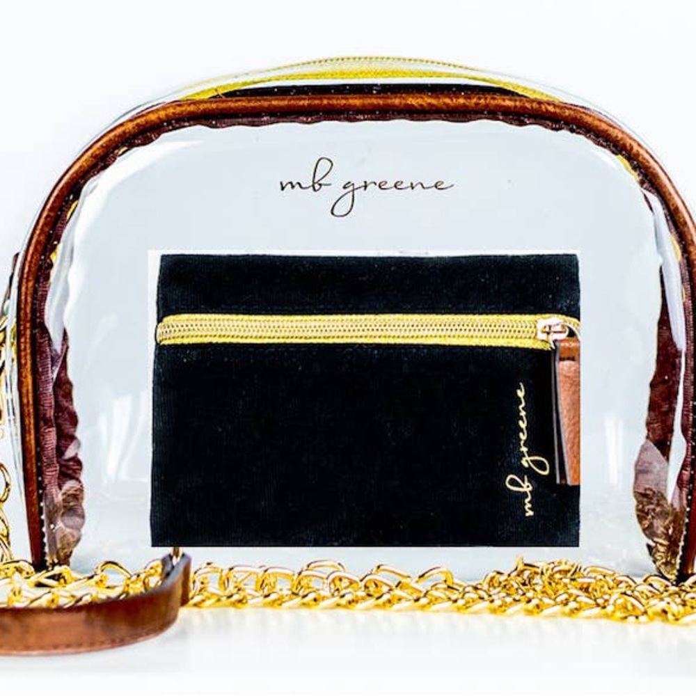 MB Greene Be Clear collection cross body